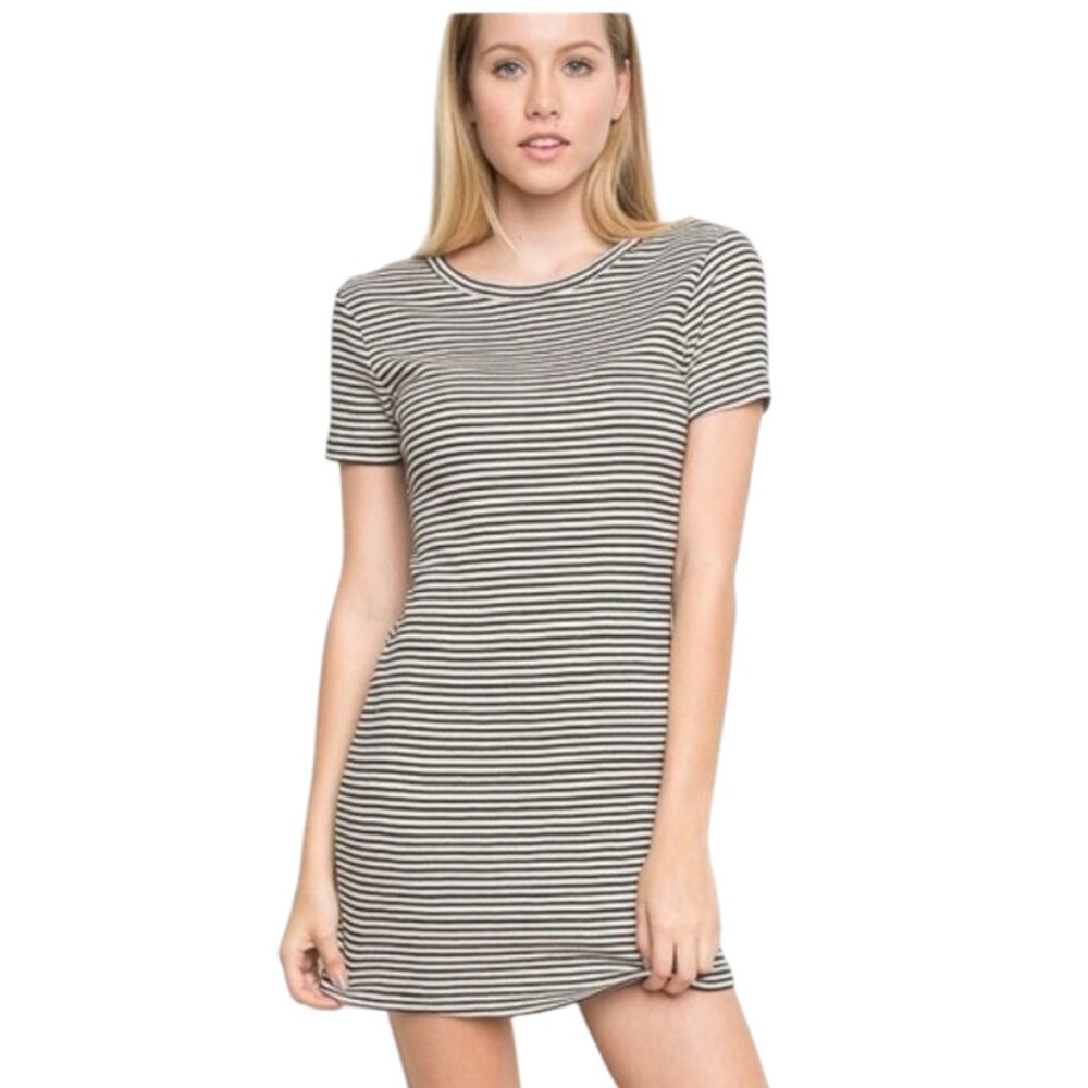 Brandy Melville Striped T-Shirt Dress